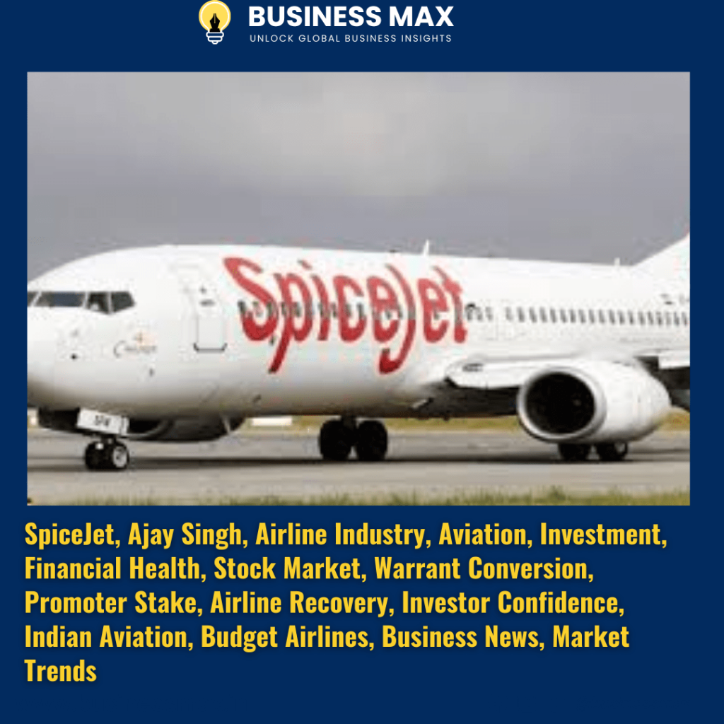 SpiceJet Promoter Ajay Singh Infuses ₹294 Crore to Boost Airline’s Financial Health