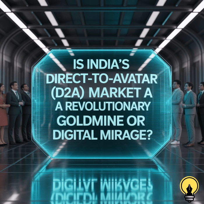 Is India’s Direct-to-Avatar (D2A) Market a Revolutionary Goldmine or Digital Mirage?