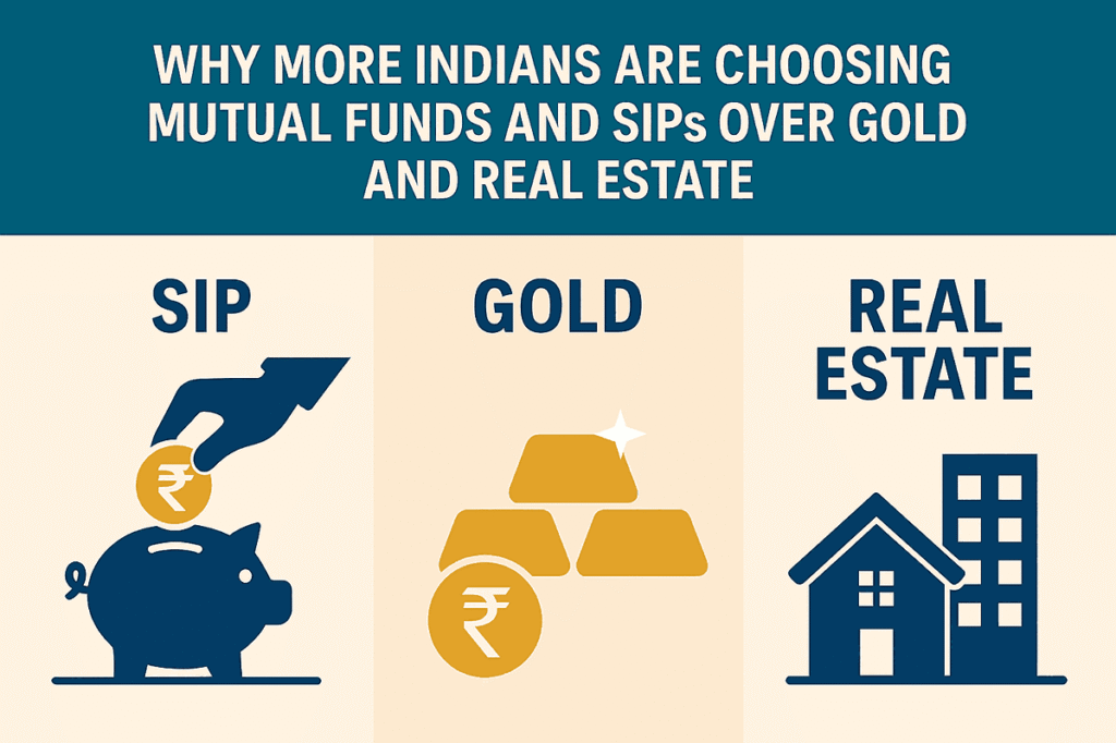 Why More Indians Are Choosing Mutual Funds and SIPs Over Gold and Real Estate